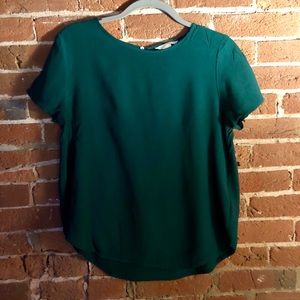 H&M Sheer Green Blouse (Size 10)